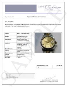 rolex appraisal calgary|Rolex watch appraisal online.